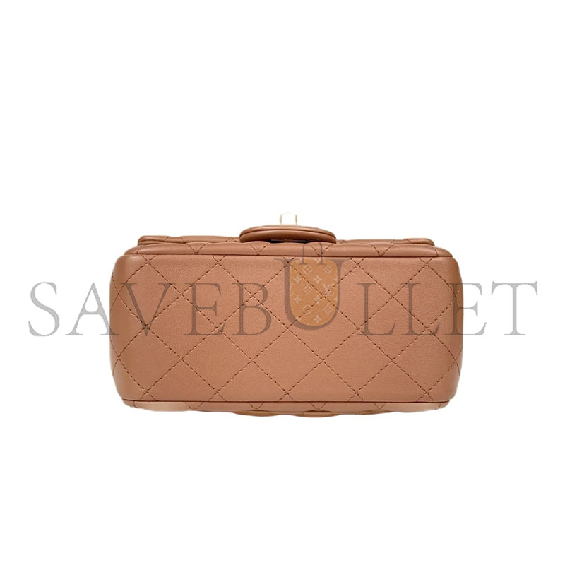 CHANEL MASTER PEARL CRUSH MINI SQUARE FLAP BAG AS1786 (17*14*8cm)